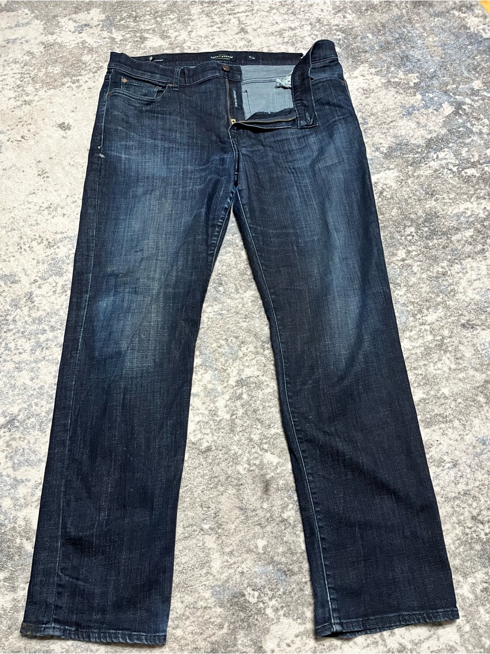 Lucky Brand Men's Dark Indigo Relaxed Straight Jeans